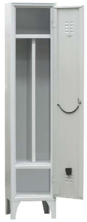 ARMADIO SPOGLIATOIO CON TRAMEZZA e PORTA SCARPE INFERIORE